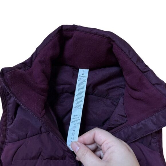 Lululemon Down For It All Vest Size 0 - Picture 5 of 5
